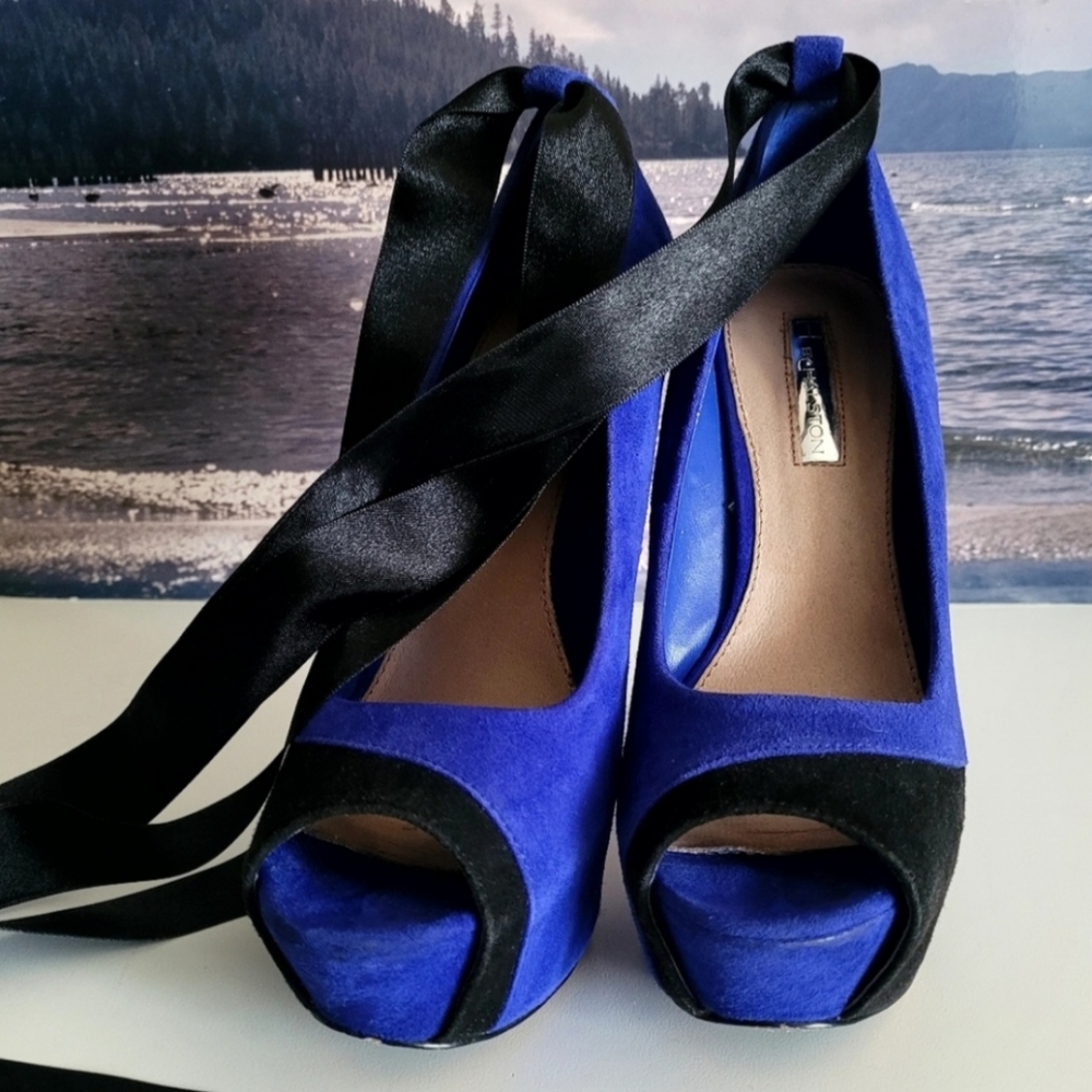 H By Halston Platform Heels
